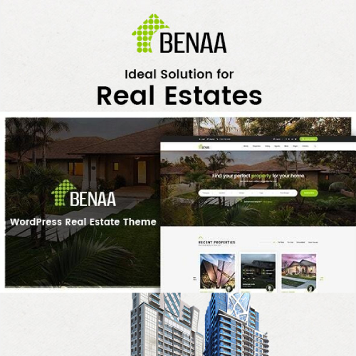 Benaa Real Estate WordPress Theme