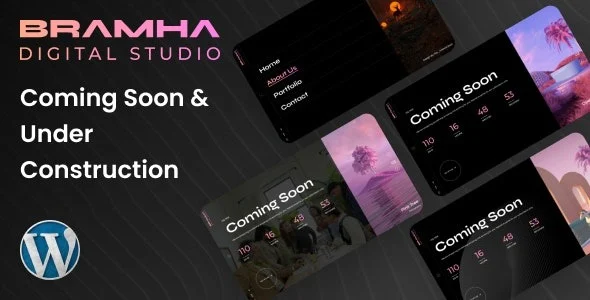 Bramha Coming Soon and Under Construction Theme