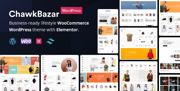 ChawkBazar Elementor Lifestyle and Fashion Ecommerce Theme Nulled 1