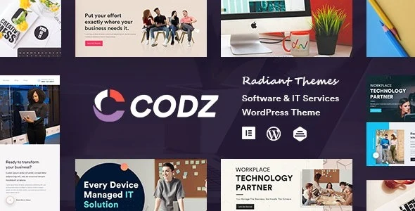 Codz Software IT Services Theme Nulled