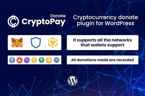CryptoPay Donate – Cryptocurrency donate plugin
