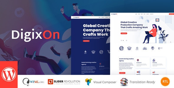 Digixon Digital Marketing Strategy WP Theme Nulled