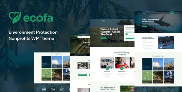 Ecofa - Environment Protection Non-profits WordPress Theme