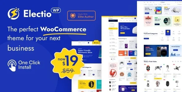Electio Electronics Gadgets Store WooCommerce Theme Nulled