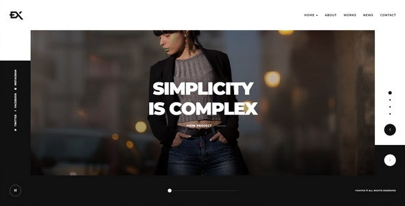 Fightex Showcase Portfolio WordPress Theme Nulled