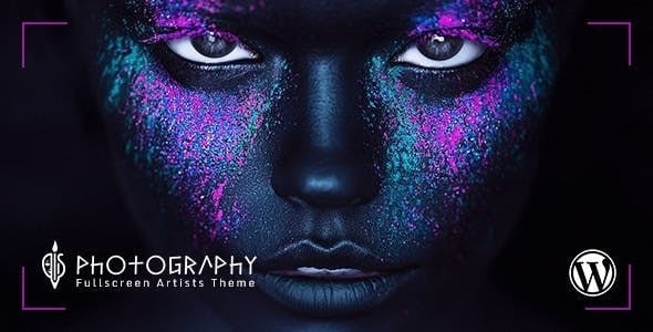 FullScreen Artist portfolio theme 