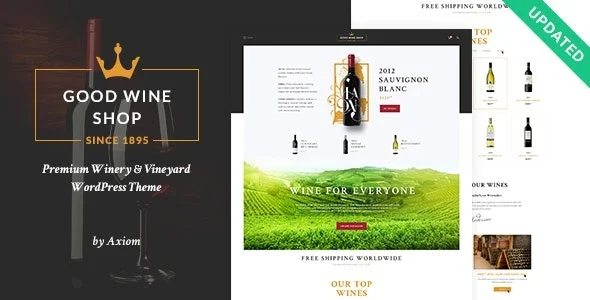 Good Wine - Vineyard & Winery Shop WordPress Theme