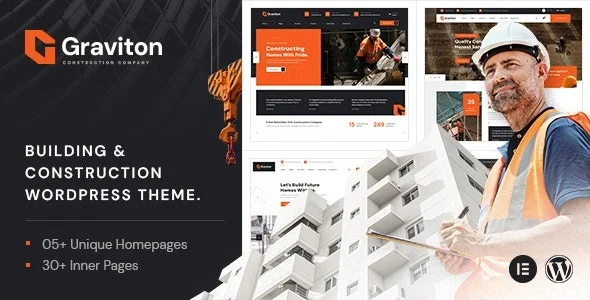 Graviton Construction WordPress Theme