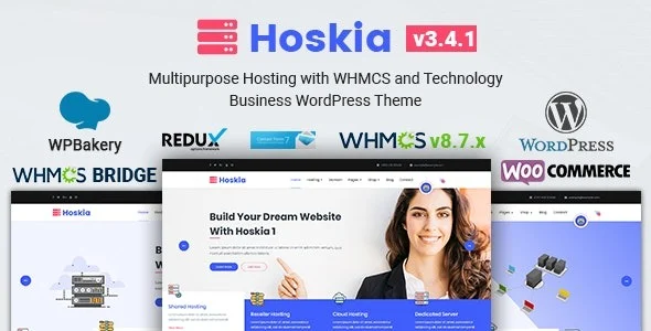 Hoskia Multipurpose Hosting with WHMCS Theme