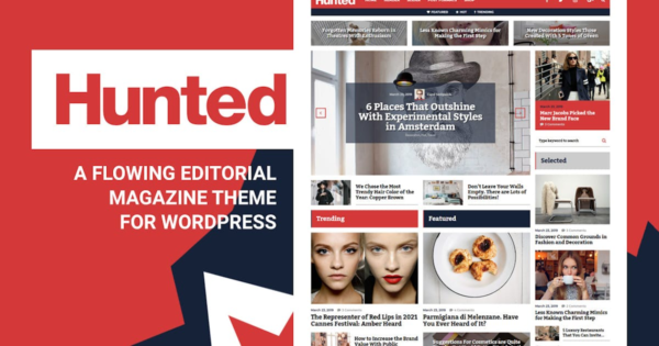 Hunted – Editorial Magazine Blog Theme Nulled 600x315 1