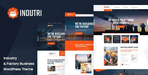 Indutri – Factory Industrial WordPress Theme Nulled