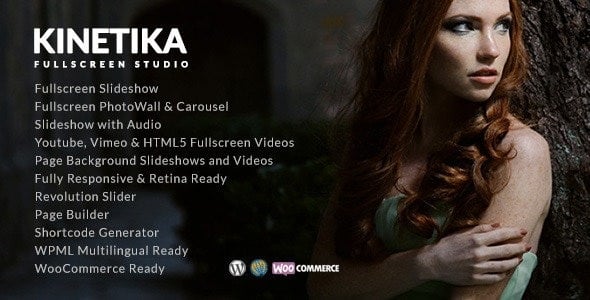 Kinetika Photography Theme for WordPress Nulled