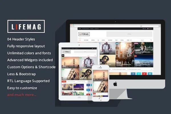 LifeMag Responsive Magazine WordPress Theme