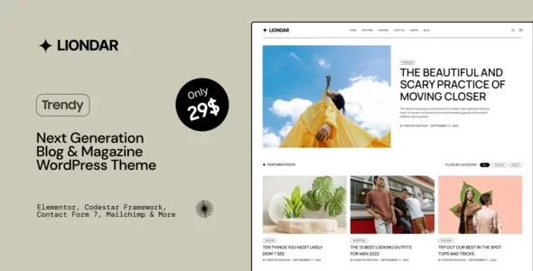 Liondar Modern Magazine Theme