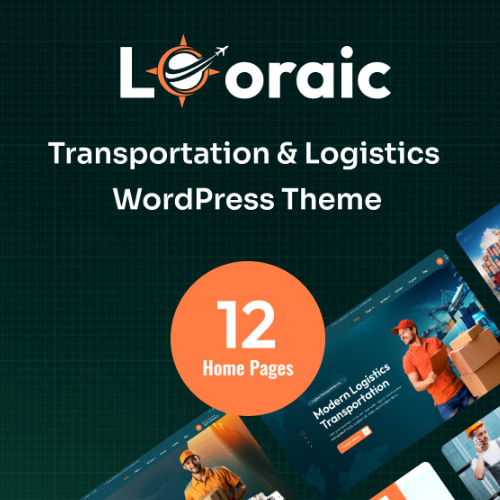 Loraic Transportation and Logistics WordPress Theme