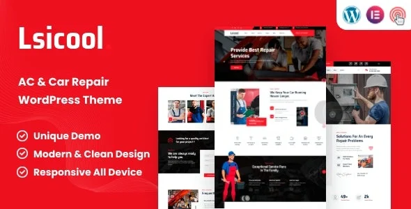 Lsicool – AC Car Repair WordPress Theme Nulled