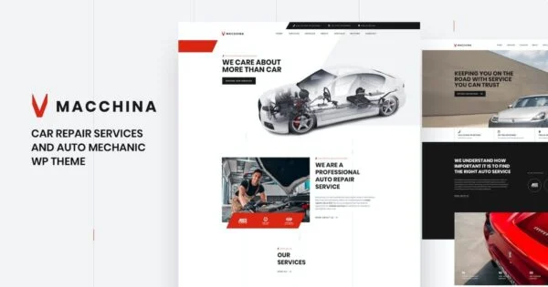 Macchina Auto Repair WordPress
