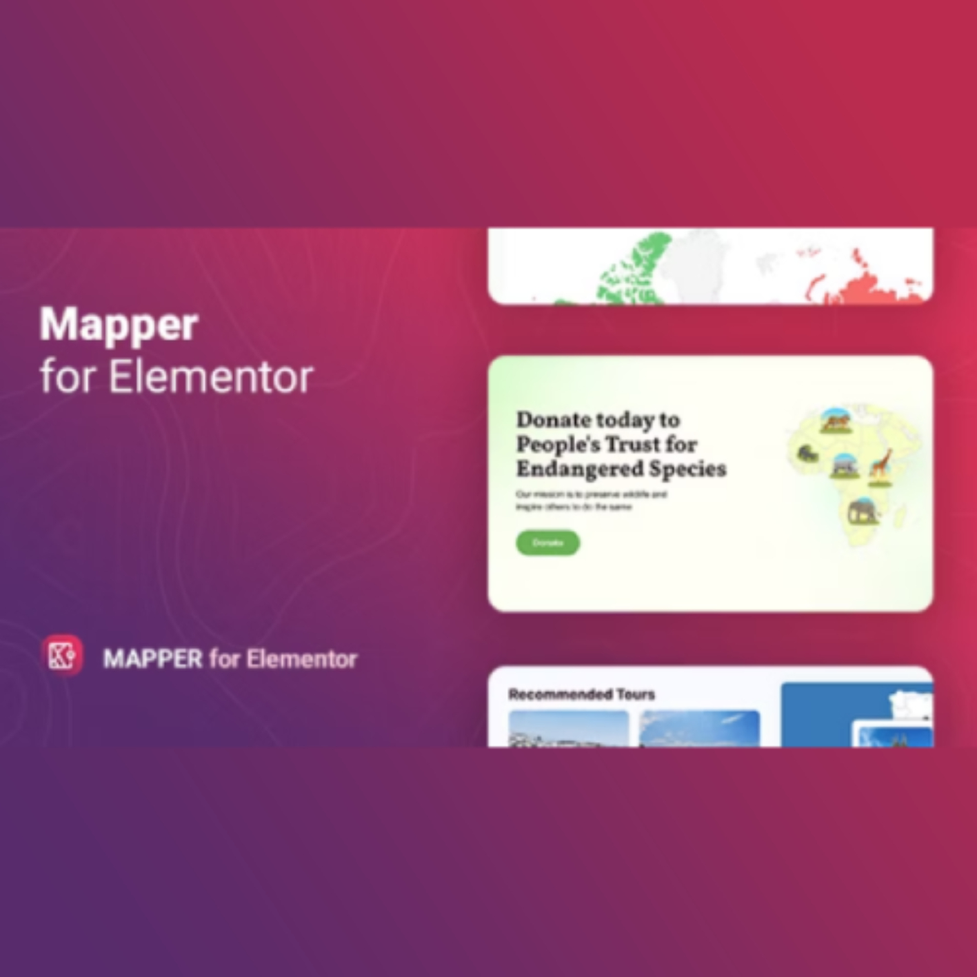 Mapper Interactive World Map for Elementor