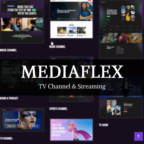 MediaFlex – TV Channel & Streaming WordPress Theme