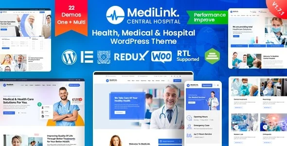 Medilink Health and Medical WordPress Theme