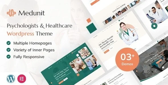 Medunit Psychology Health Care WordPress Theme Nulled