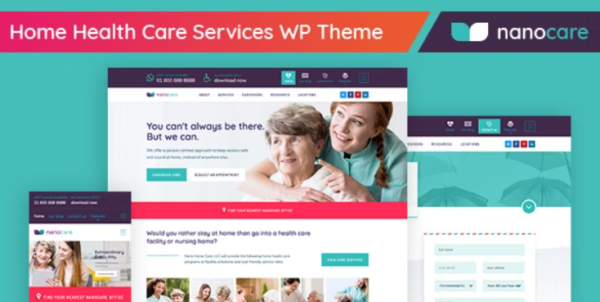 NanoCare Home Health Care, Medical Care WordPress Theme