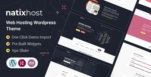 Natix - Web Hosting WordPress Theme