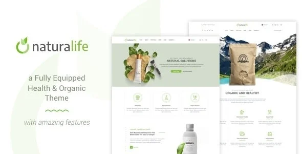 NaturaLife – Health & Organic WordPress Theme