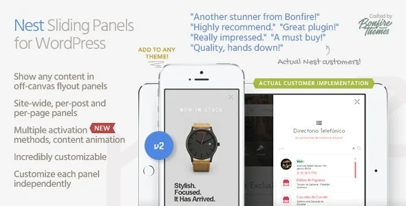 Nest Flyout Sliding Panels for WordPress