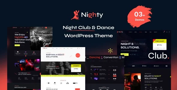 Nighty Night Club Bar WordPress Theme Nulled
