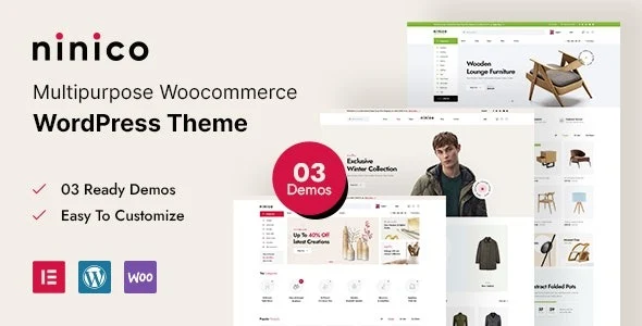 Ninico Minimal WooCommerce WordPress Theme