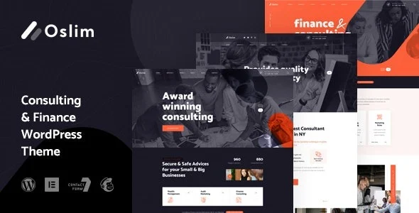 Oslim Consulting Finance WordPress Theme Nulled