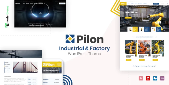 Pilon Industrial and Factory WordPress Theme