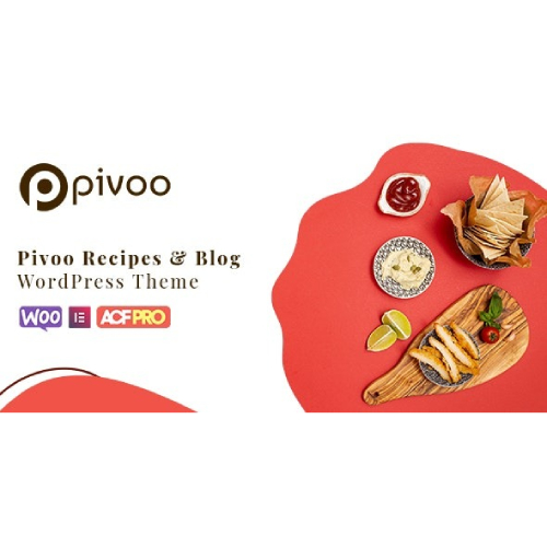 Pivoo Food & Recipe Blog WordPress Theme