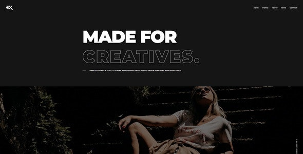 Pucestar Creative Showcase Portfolio WordPress Theme
