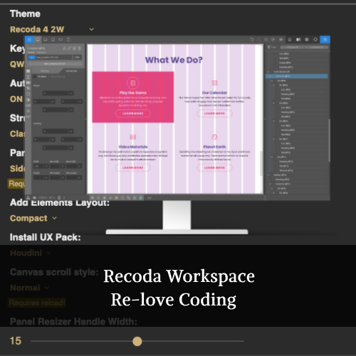 Recoda Workspace – Re-love Coding With Recoda