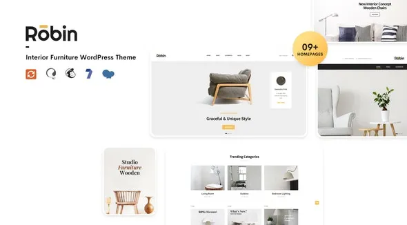 Robin Furniture Shop WooCommerce WordPress Theme