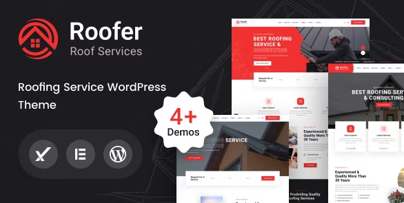 Roofer Roofing Services WordPress Theme