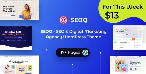 SEOQ – SEO Digital Marketing Agency WordPress Theme Nulled
