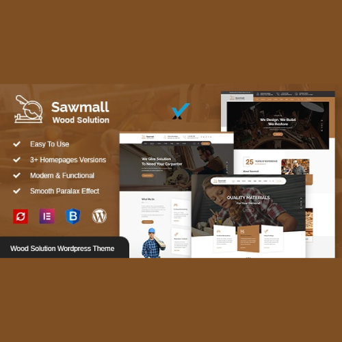 Sawmall – Carpenter and Craftman WordPress Theme