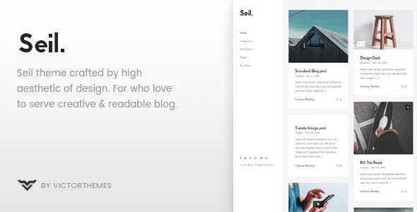Seil A Responsive WordPress Blog Theme Nulled