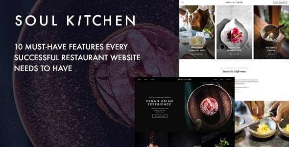 SoulKitchen Restaurant WordPress Theme