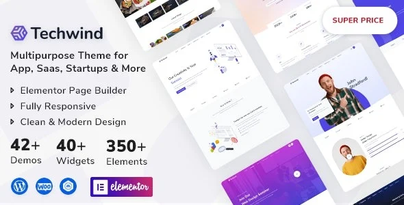 Techwind Multipurpose Landing WordPress Theme