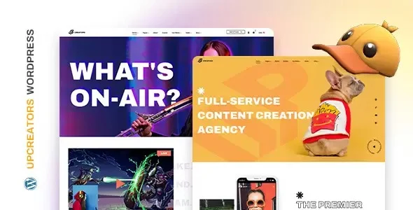 UpCreators Digital Creators WordPress Theme