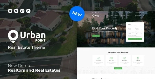 UrbanPoint – House Selling and Rental WordPress Theme