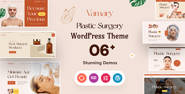 Vamary Plastic Surgery WordPress Theme