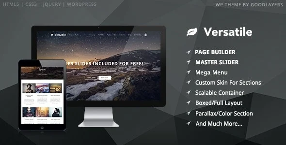 Versatile Responsive Multi-Purpose WP Theme