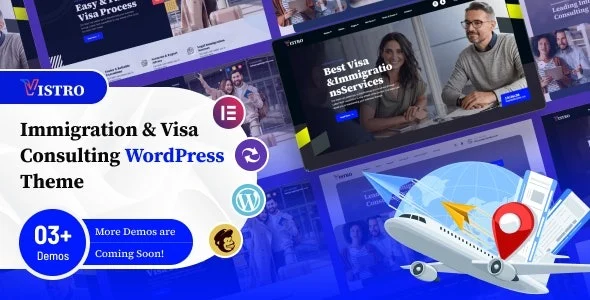Vistro Immigration Visa Consulting WordPress Theme