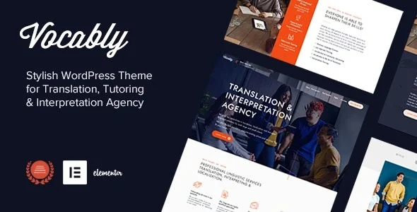 Vocably Translation, Interpretation Agency Theme