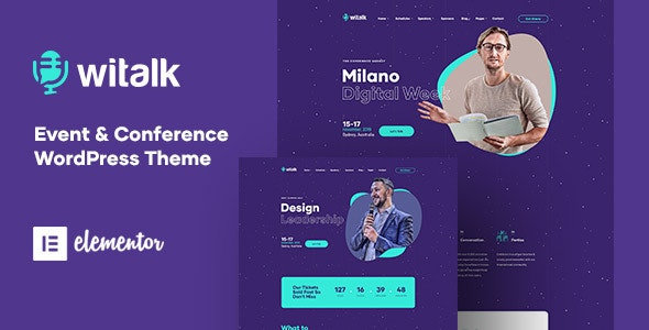 WiTalk Event and Conference WordPress Theme